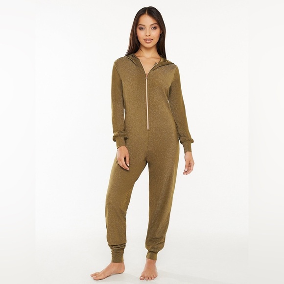 Savage X Fenty Pants - Savage X Fenty Sleep & Shine Hooded Onesie Size Small 1115